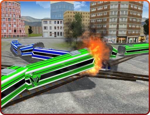 Impossible Bullet Train Drive : Subway On Rails 3D screenshot 10
