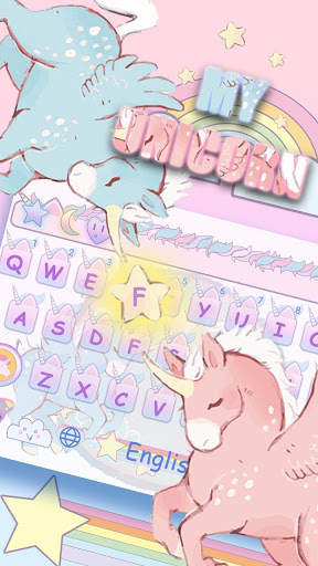 Cuteness Unicorn Keyboard screenshot 1