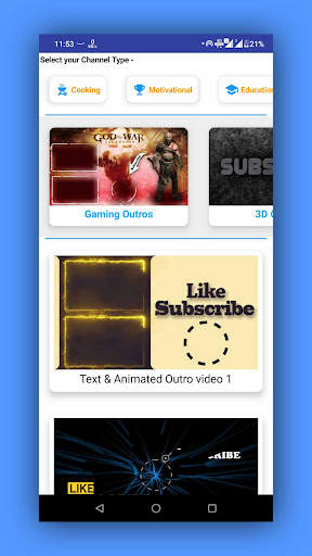 Outro Maker for Youtubers screenshot 3