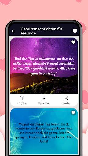 Meldungen, Wünsche & Grüße screenshot 4