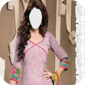 Girls Dupatta Photo Montage icon