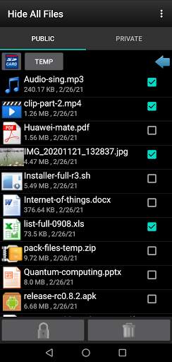 Hide All Files screenshot 1