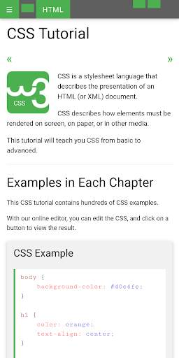 W3 Schools Tutorials offline screenshot 2