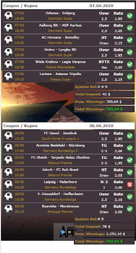 Betting / System / Sport Prediction / %90 Success screenshot 5