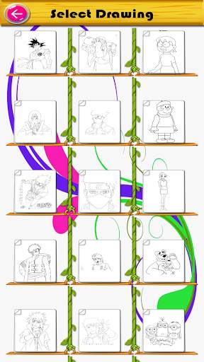 Mewarnai Anime Manga Dan Buku Menggambar screenshot 1