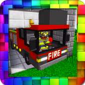 FireEngine Minecraft Truck Addon for Cars logo
