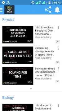 Learn With Khan Academy screenshot 1