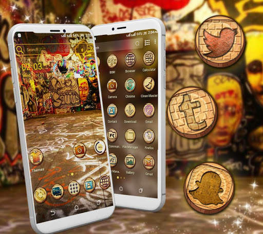 Street Graffiti Launcher Theme screenshot 2