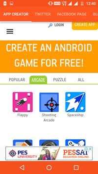 App creator screenshot 1