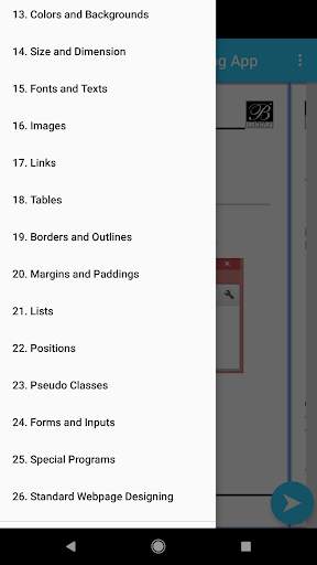 HTML5-CSS3 Training App (Offline)with 450 Programs screenshot 6
