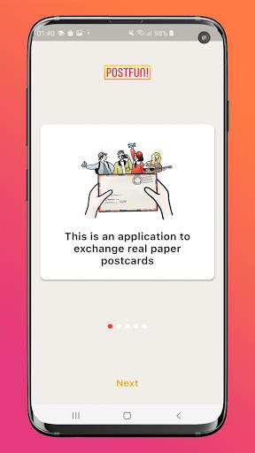 Postfun - exchange postcards screenshot 1