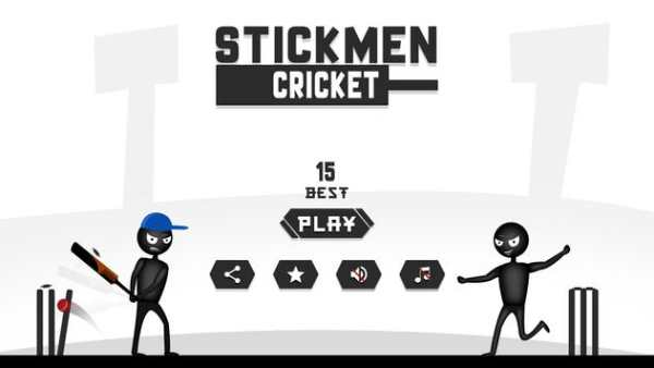 Stickman Cricket Black screenshot 1