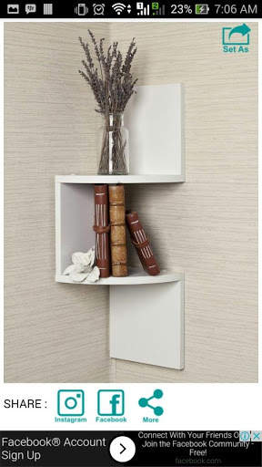 Wall Shelf Decorating Ideas screenshot 5