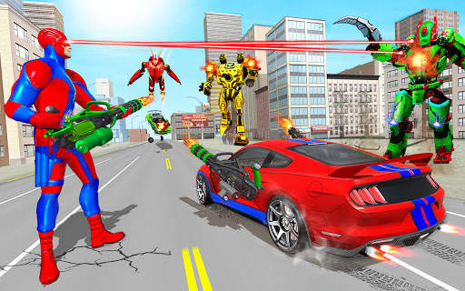 Light Speed Hero Robot Transform Car Robot games screenshot 8
