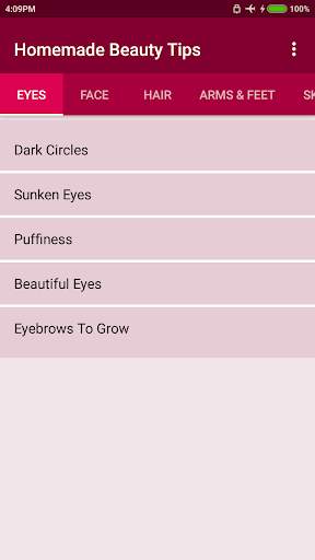 Homemade Beauty Tips 1 تصوير الشاشة