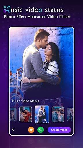 Music Video Status Maker - Lyrical Video Maker स्क्रीनशॉट 5