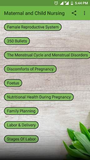 Maternal and Child Nursing Notes скриншот 1