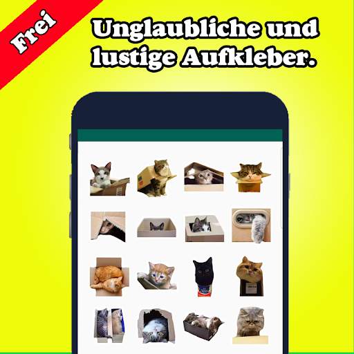 Katzen-Aufkleber für Chat WAStickerApps 2020 screenshot 7