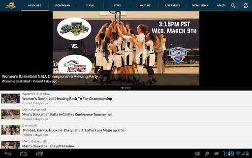 UC Merced Atheltics screenshot 12