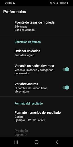 UC Pro - Conversor de unidades screenshot 6