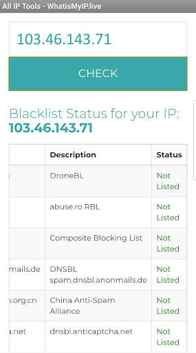 What is My IP address screenshot 3