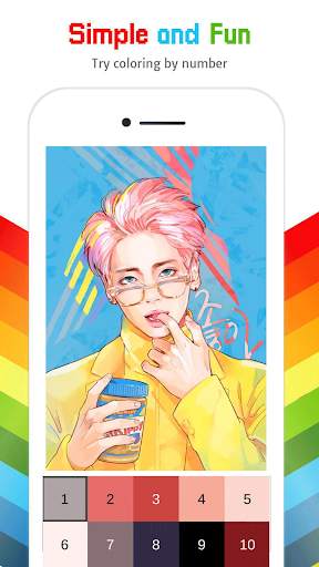 BTS Color By Number screenshot 2