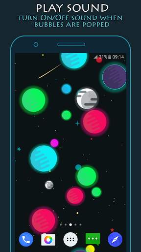 Galactic Bubble Live Wallpaper screenshot 7