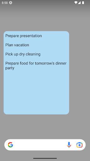 Simple Sticky Note Widget 4 تصوير الشاشة
