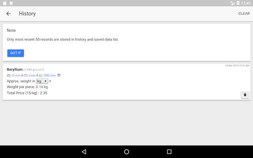Metal Weight Calculator - Metallo screenshot 9