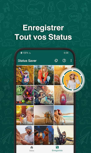 Téléchargement de statut pour WhatsApp screenshot 1