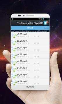 Free Music Video Player HD screenshot 1