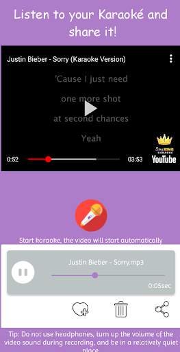 Karaoké King of Sing screenshot 4