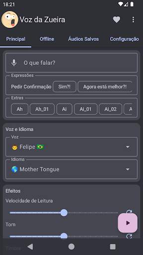 A Voz da Zueira - Texto em Voz screenshot 1