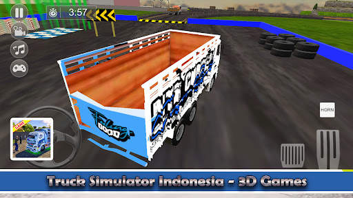 Truck Simulator Indonesia - 3D Games screenshot 1