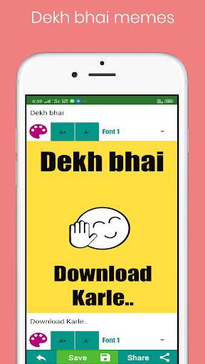 Aur Batao Meme Maker - Generat screenshot 4