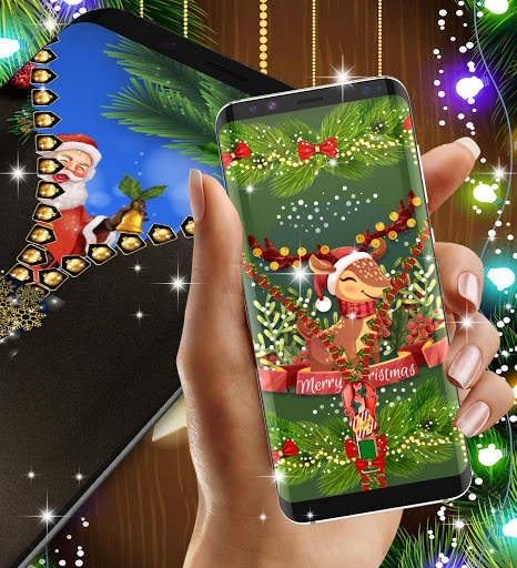 Christmas lock screen 5 تصوير الشاشة