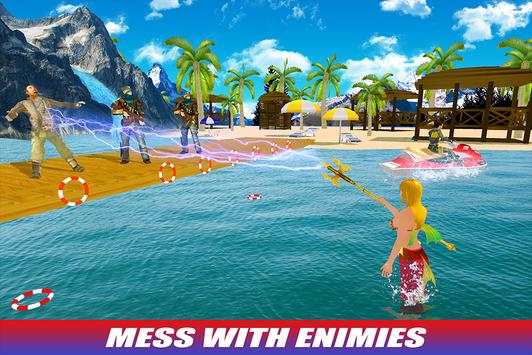 Angry Mermaid Attack Ocean Simulator screenshot 11