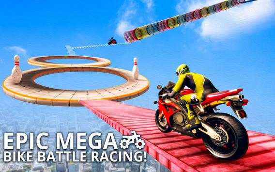 Mega Rampa Bisiklet yarışı - Moto Stunt Master screenshot 1