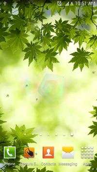 green leaf live wallpaper screenshot 4