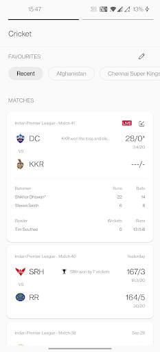 OnePlus Sports screenshot 4
