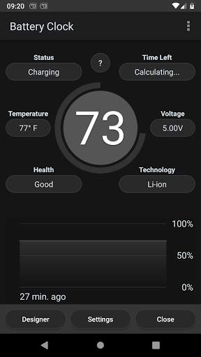 Battery Clock screenshot 3