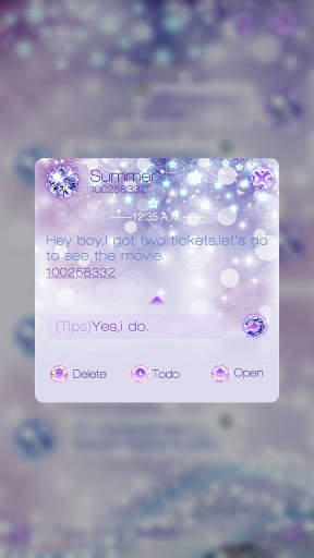 GO SMS PRO BLING LIGHT THEME скриншот 4