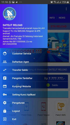 Satelit Reload Samarinda screenshot 2