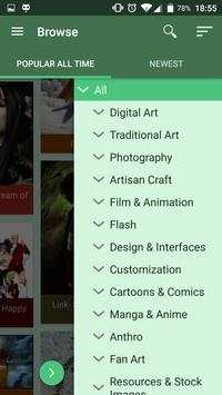 DeviantArt Browser screenshot 5