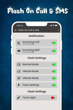 Flashlight Blink on Call & SMS screenshot 3