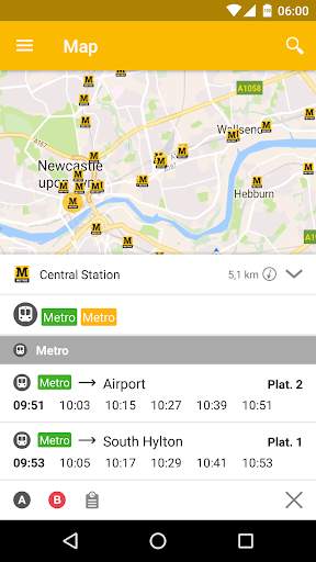 Tyne and Wear Metro App screenshot 4