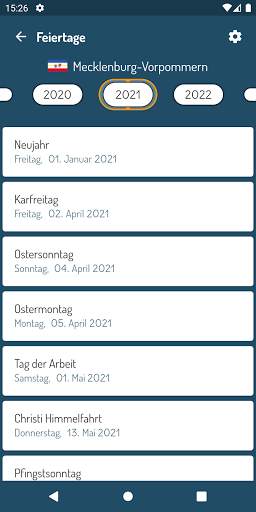 Deutsche Feiertage & Ferien 3 تصوير الشاشة