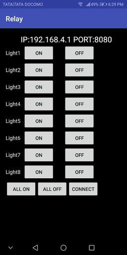 RDL 8 Channel WiFi Relay Application v 4.0 screenshot 4