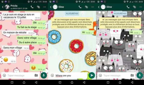 Tema Wallpaper untuk WA - Latar Belakang Obrolan screenshot 1