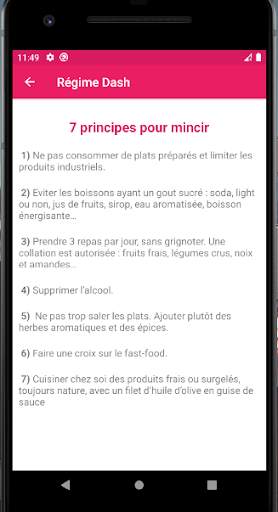 Régime Minceur - Régime Dash скриншот 2
